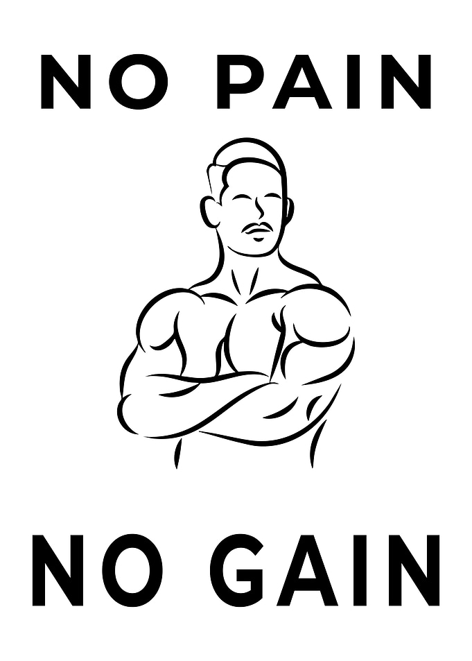 No Pain No Gain Illustration