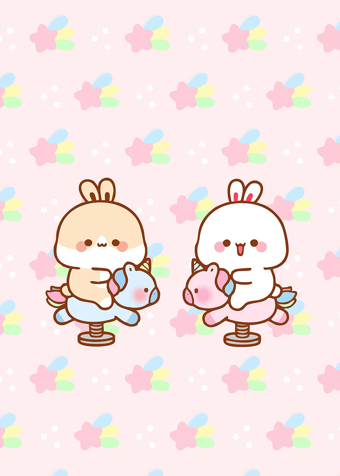 Bunnies Unicorn Spring Riders
