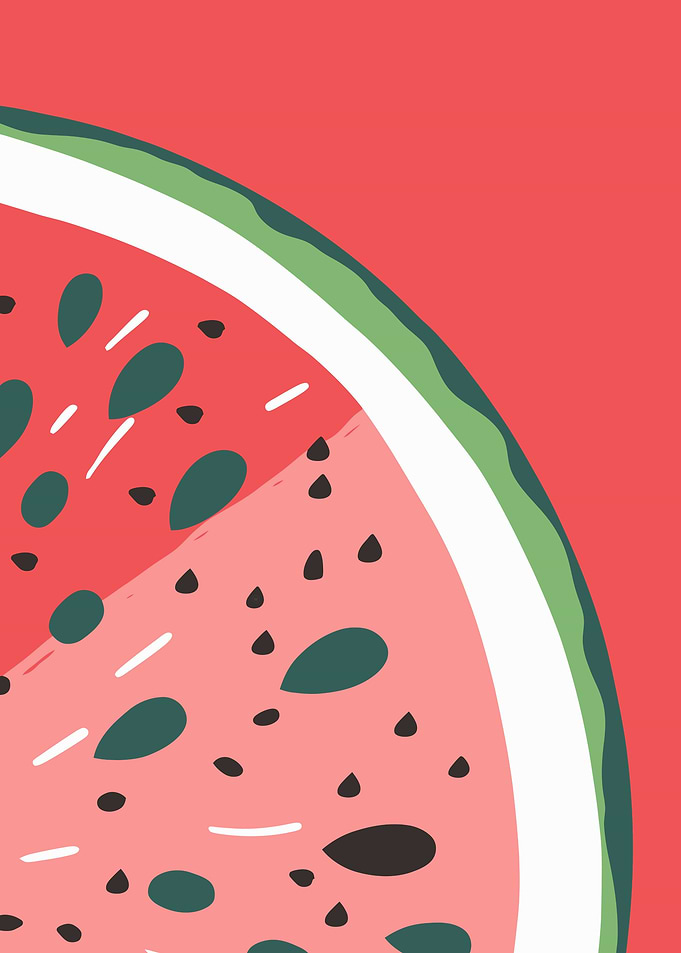 Watermelon Slice Graphic Art