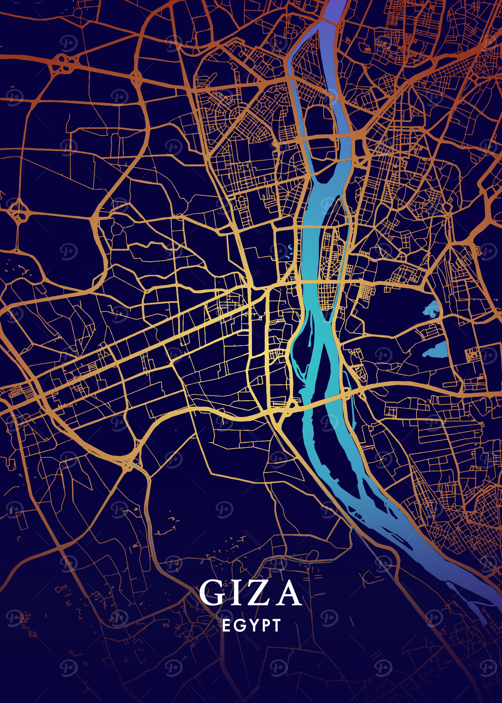 Giza City Map