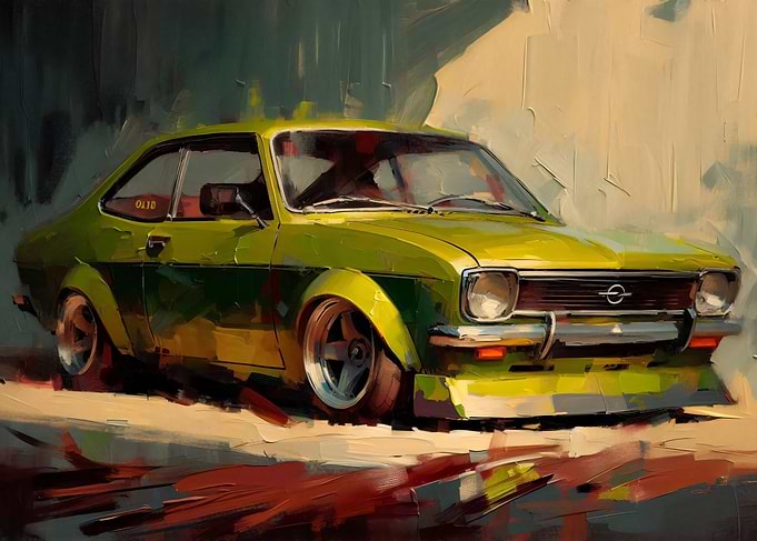 Opel Kadett C Coupe Painting