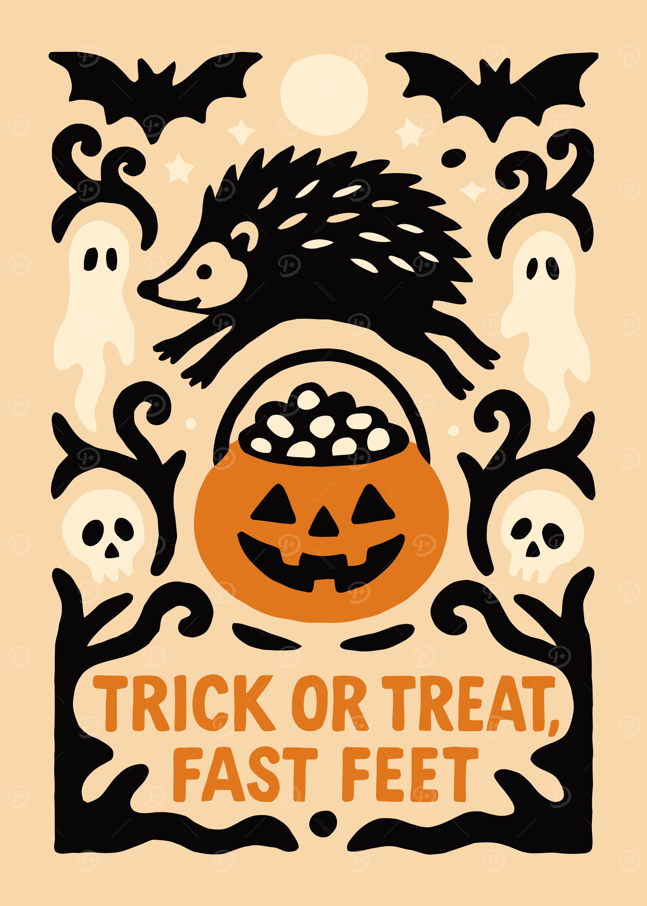 Halloween Hedgehog Trick or Treat