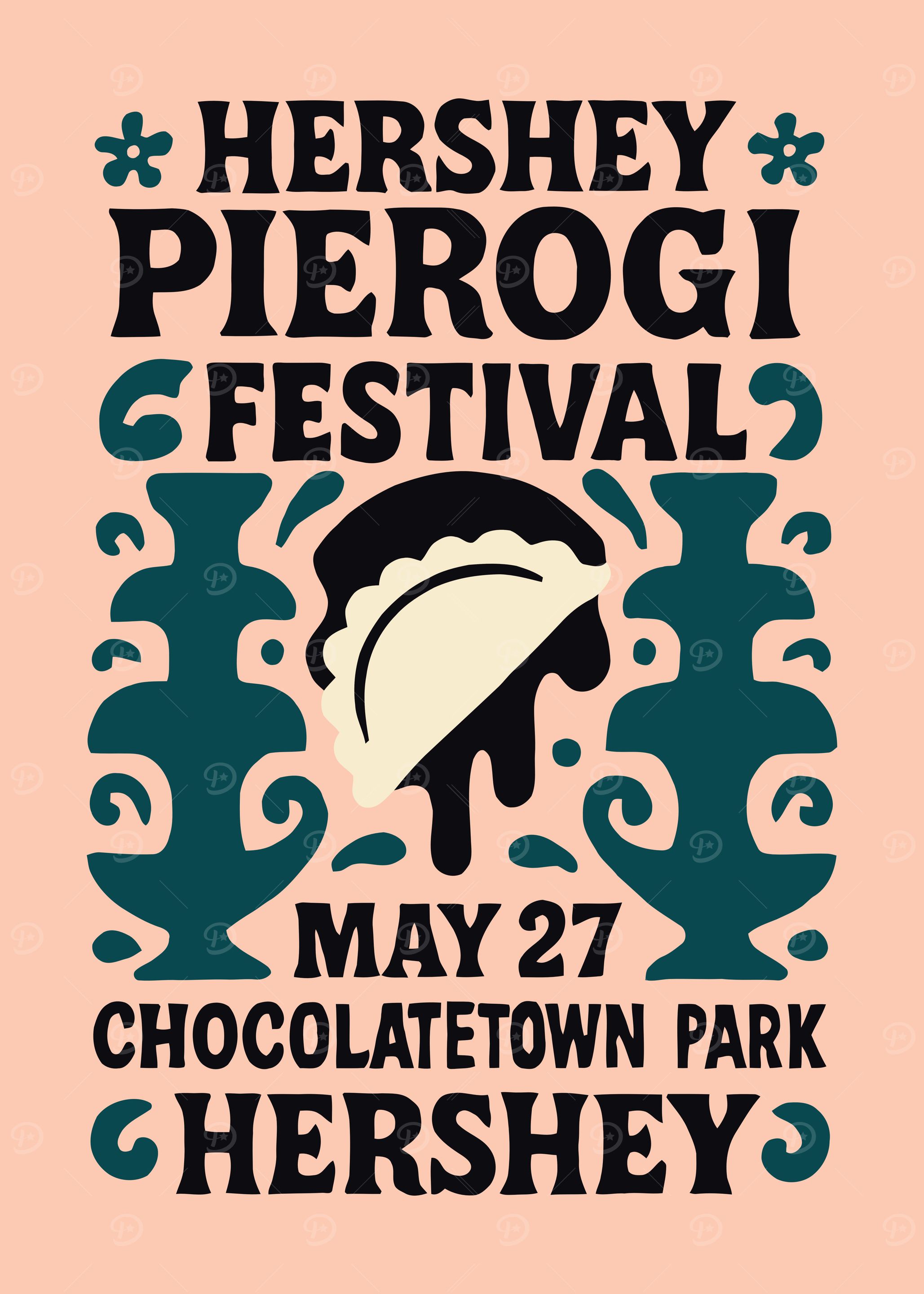 Hershey Pierogi Festival Poster