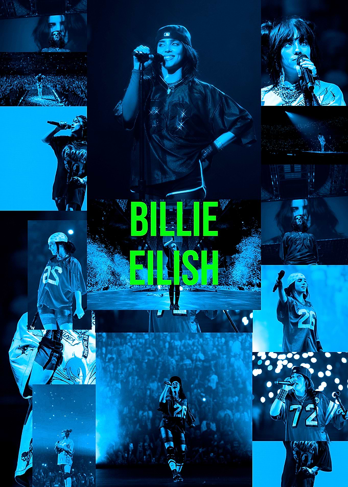 Billie Eilish Concert Collage