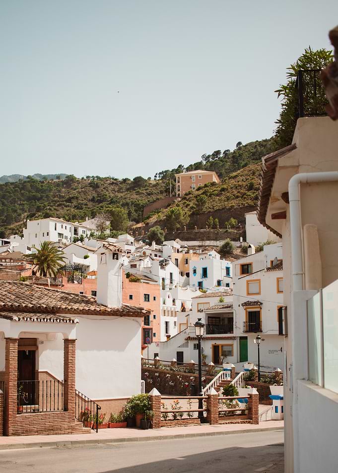 Picturesque Spanish Village on Hillside