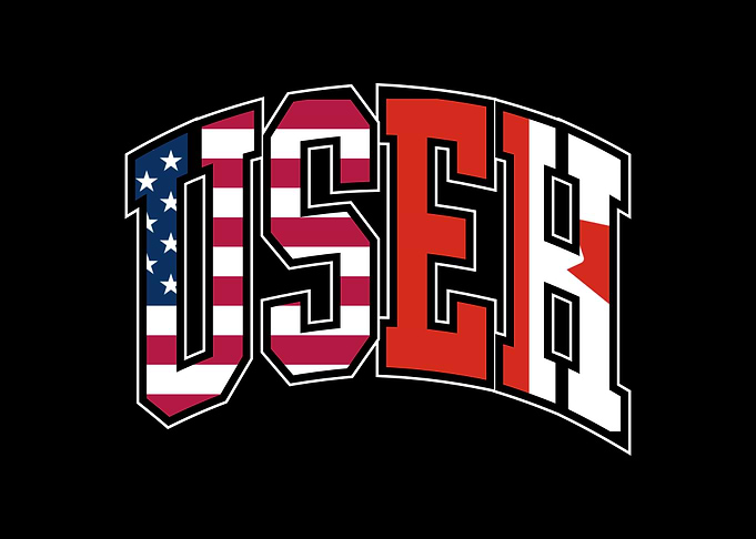 USA vs. Canada Text Art