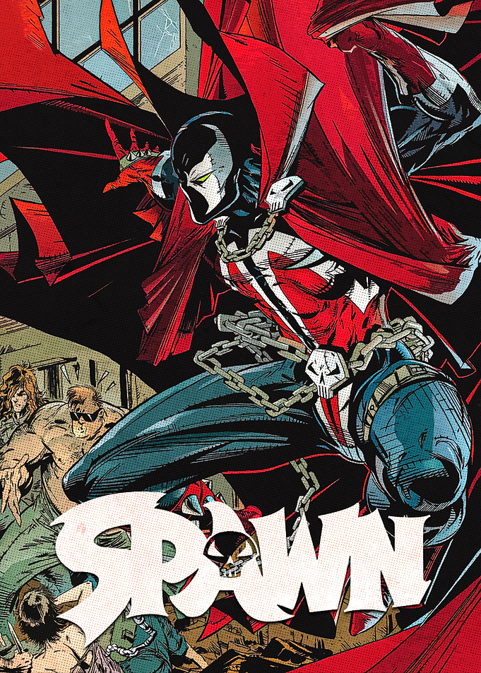 Spawn Comic Book Cover Art