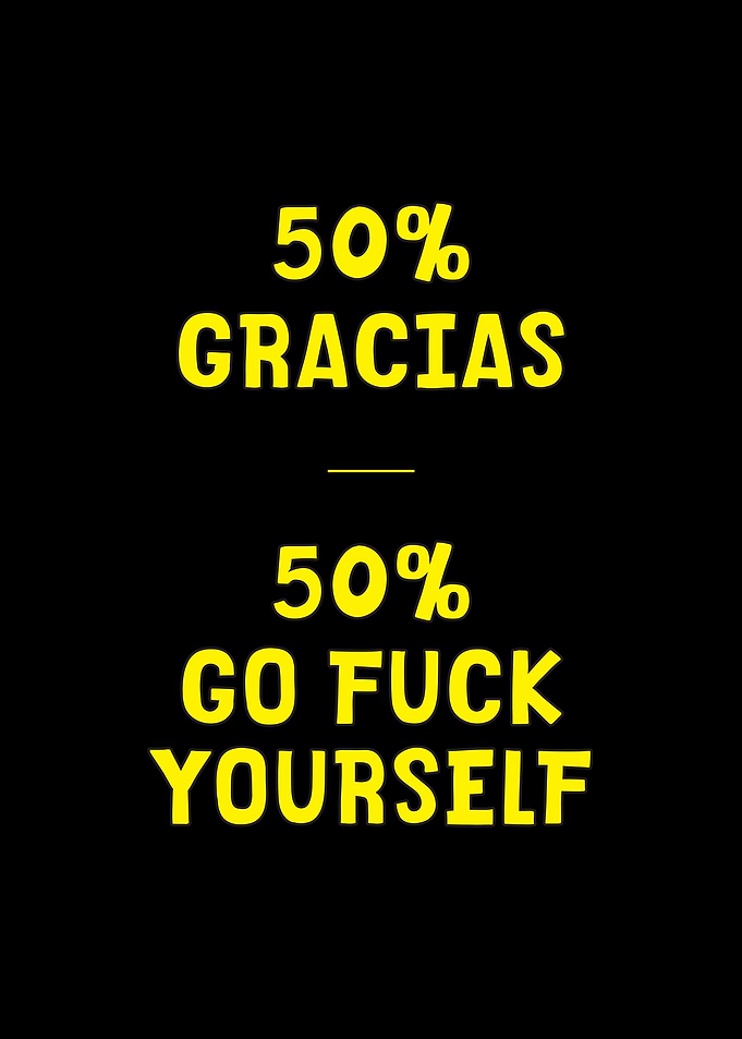 Sarcastic funny statement