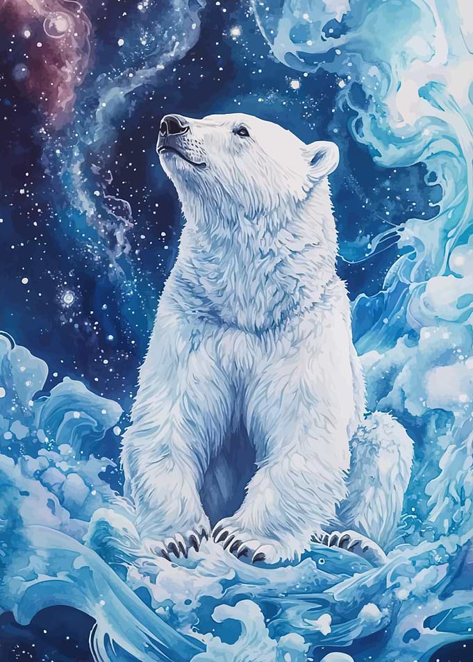 Polar Bear Cosmic Waters