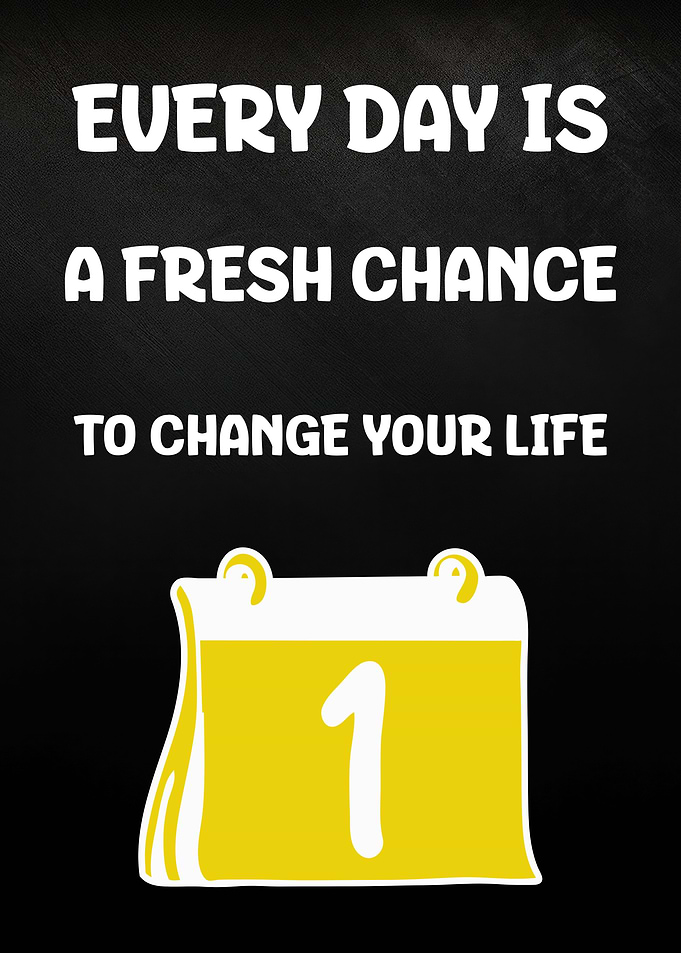 Inspirational Calendar: Fresh Start