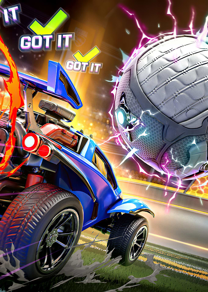 Rocket League Action Shot