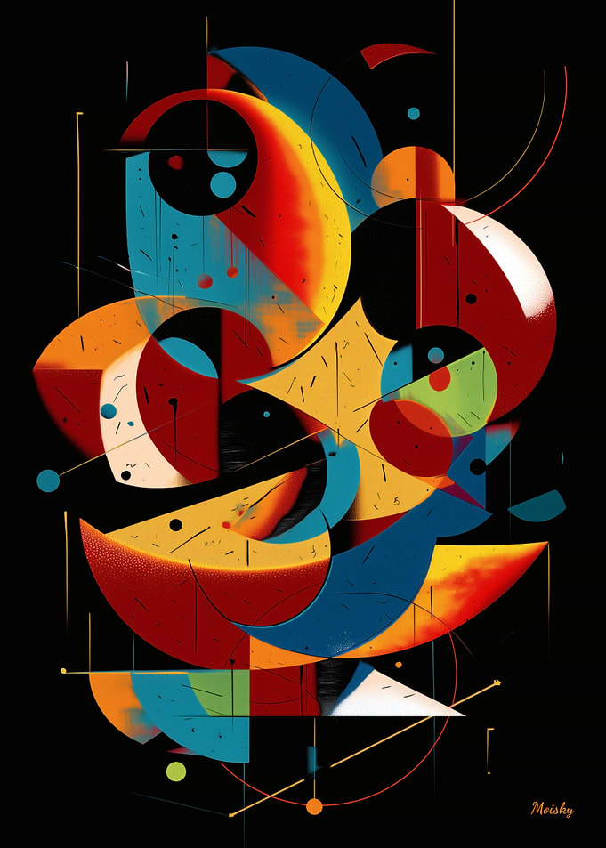 Celestial Harmony – Dynamic Geometric Abstract