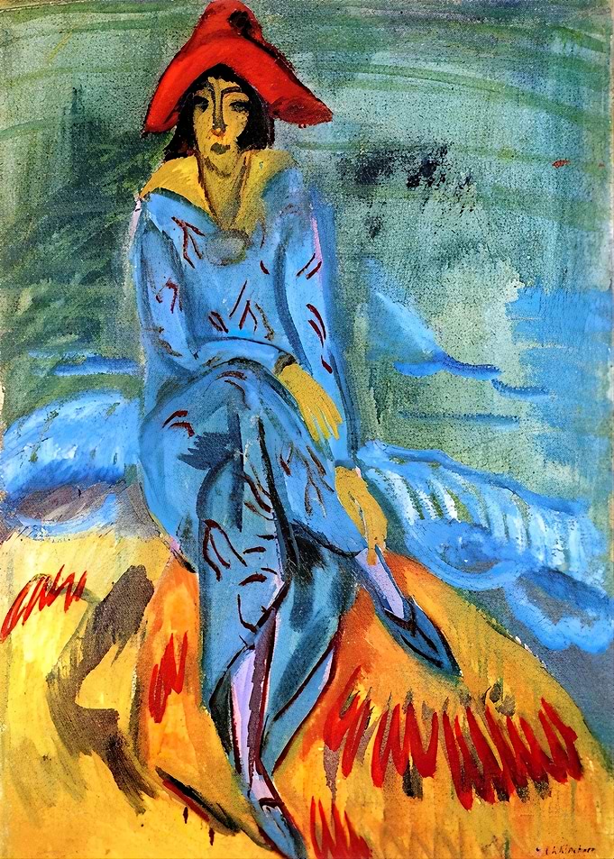 Woman with Red Hat Painting, 1912