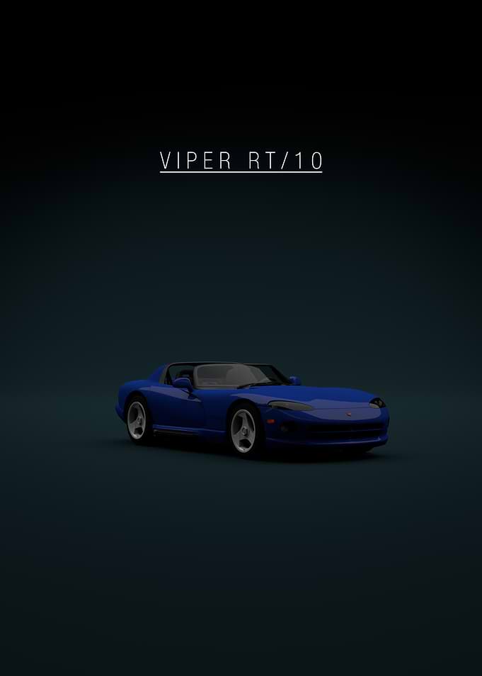 Blue Viper RT/10 Car Rendering