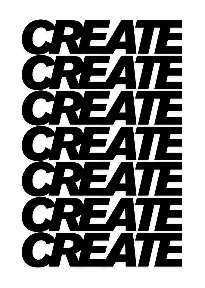 Create Repeated Text Art