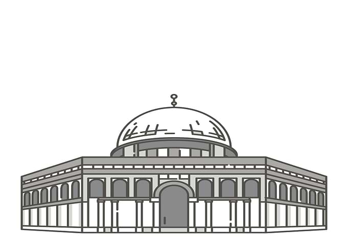 Dome of the Rock Illustration