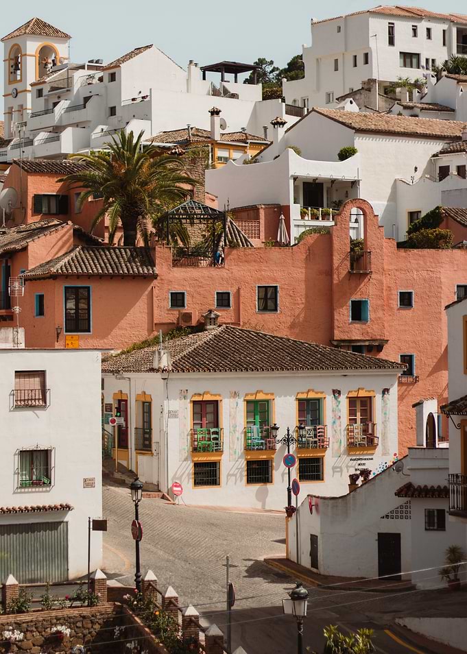 Spanish Hilltop village day