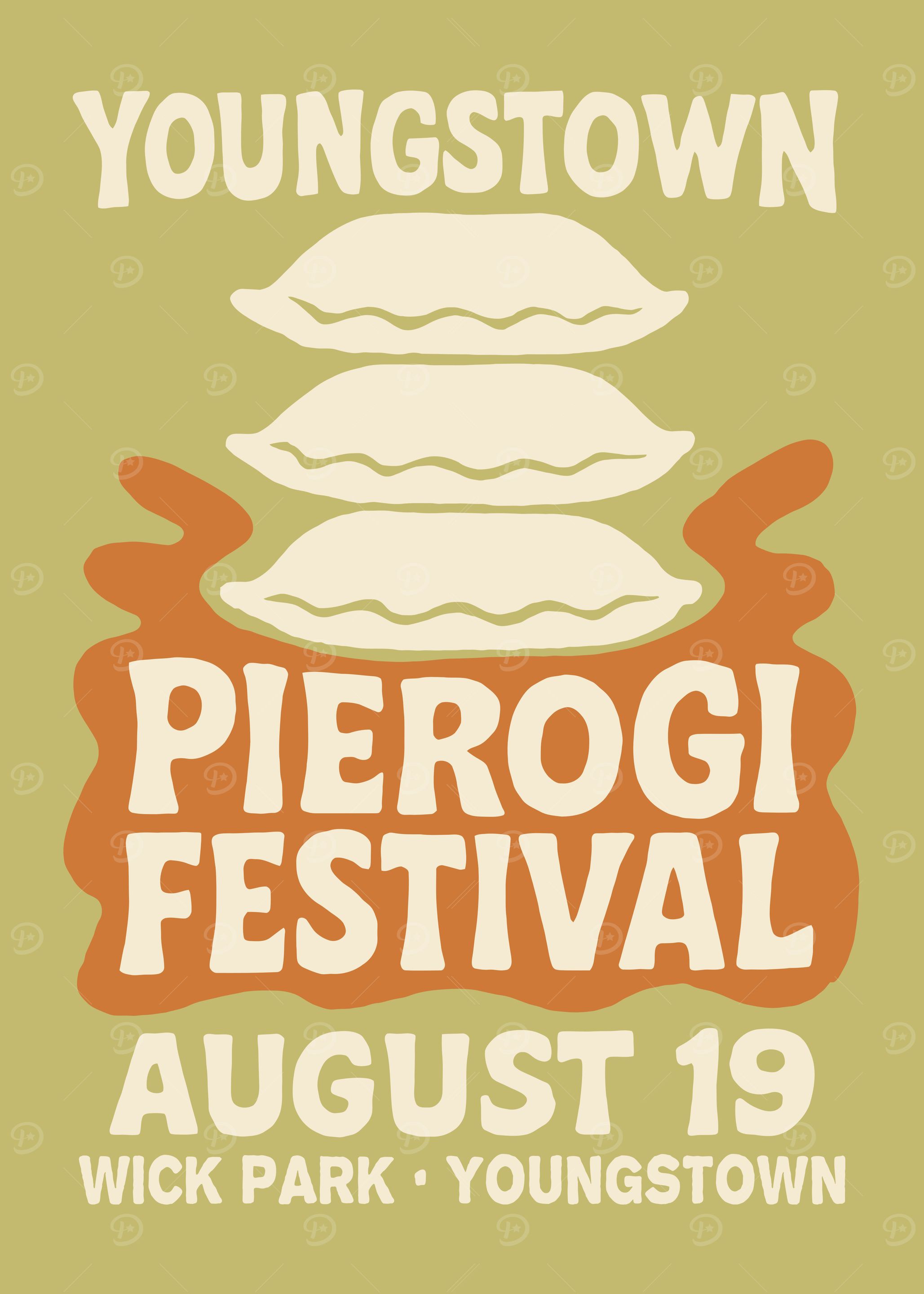 Youngstown Pierogi Festival Poster