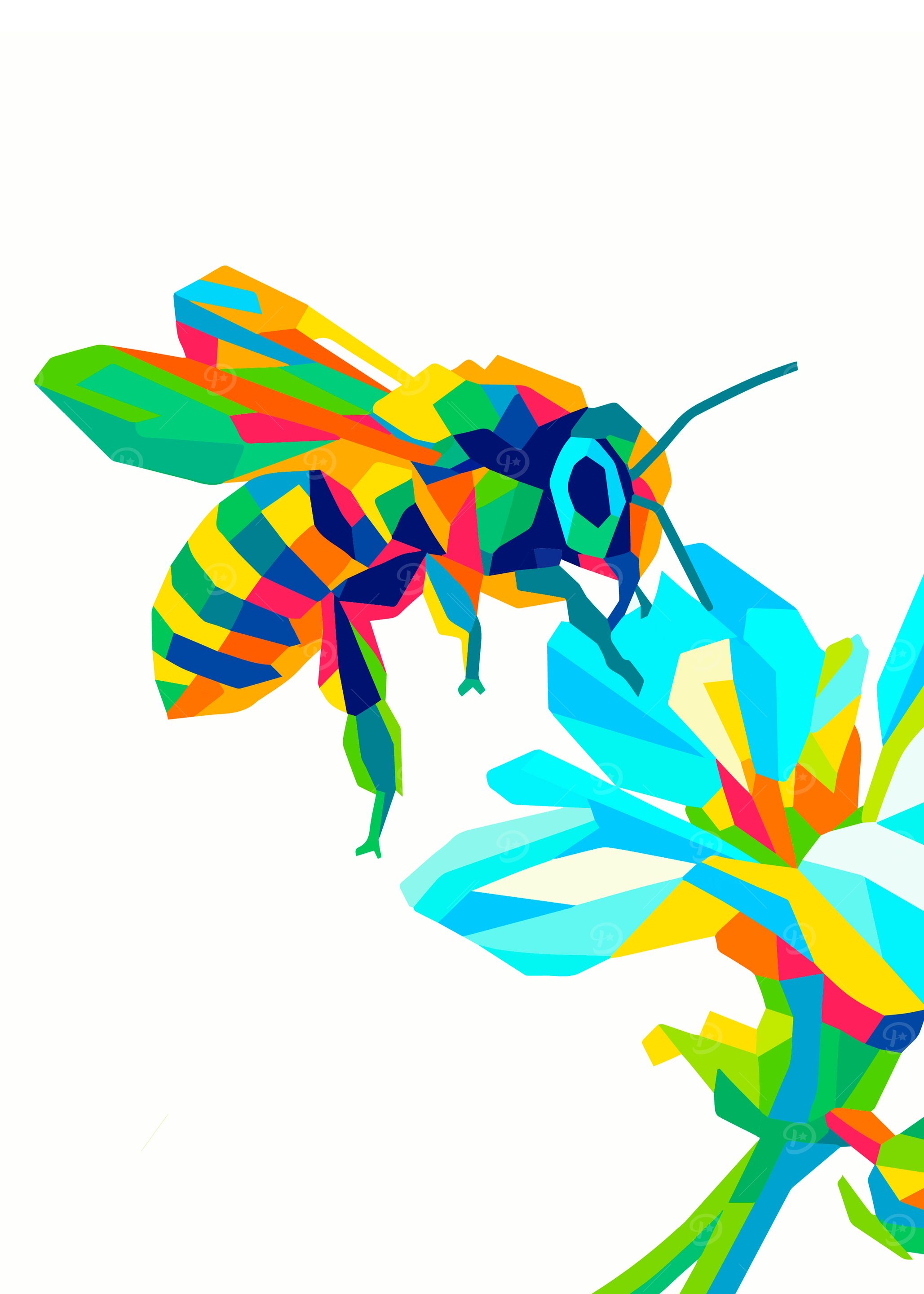 Bee on Flower