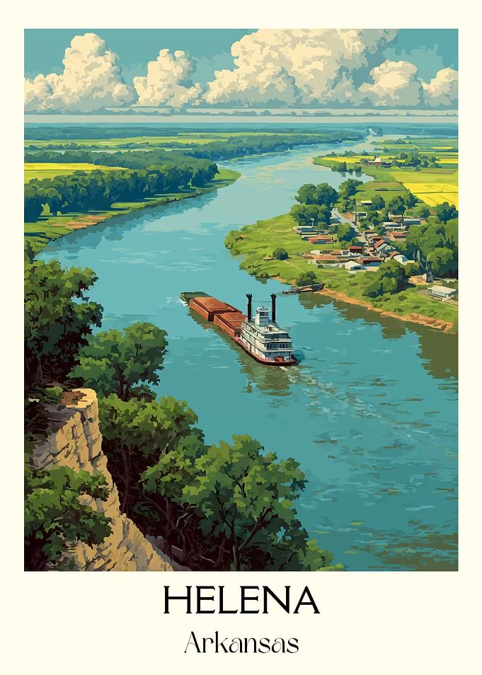 Helena, Arkansas river scene