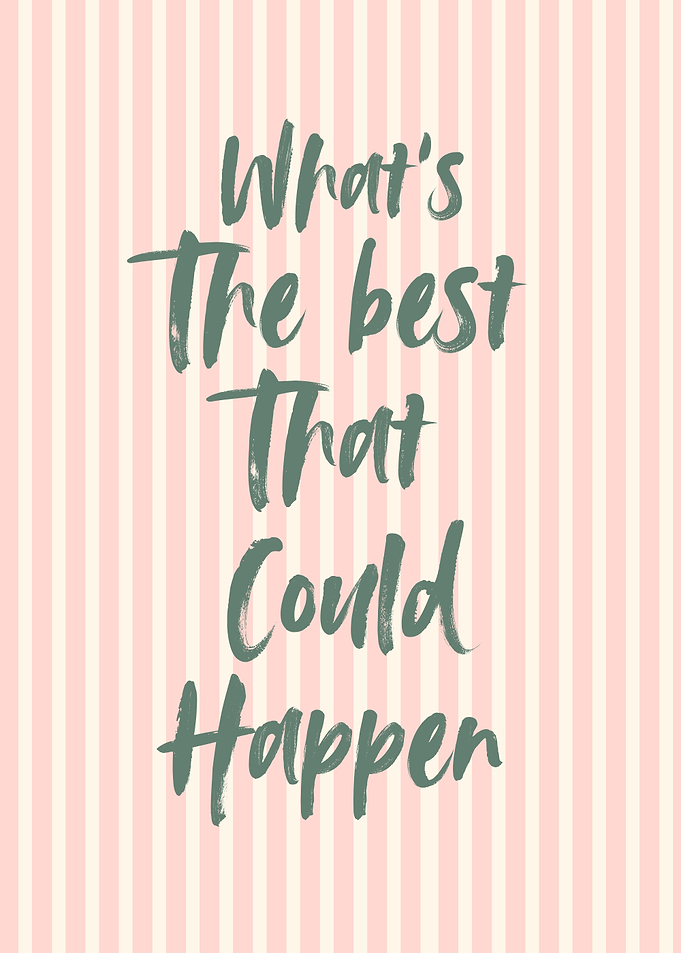 Inspirational Quote on Striped Background