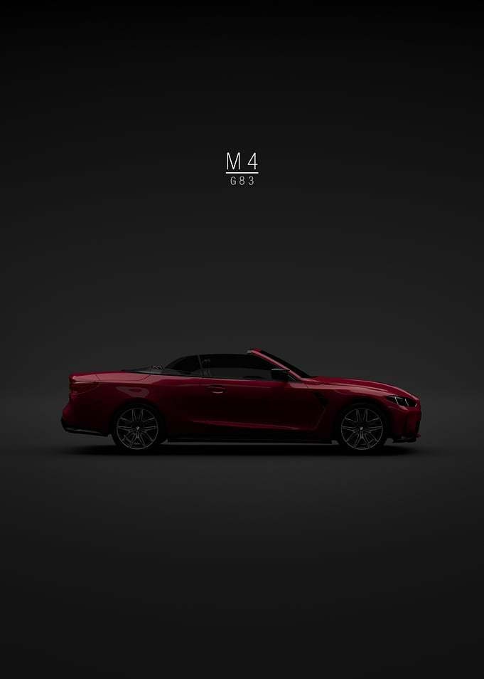 Red BMW M4 G83 Convertible