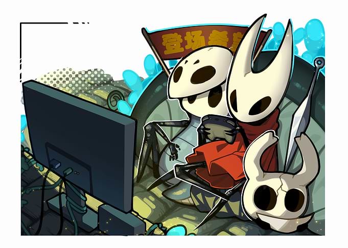 Hollow Knight Gaming Setup