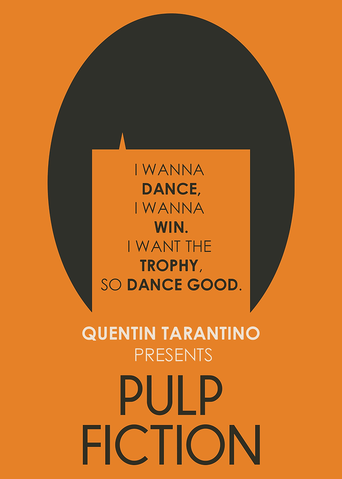Pulp Fiction Minimalist Poster