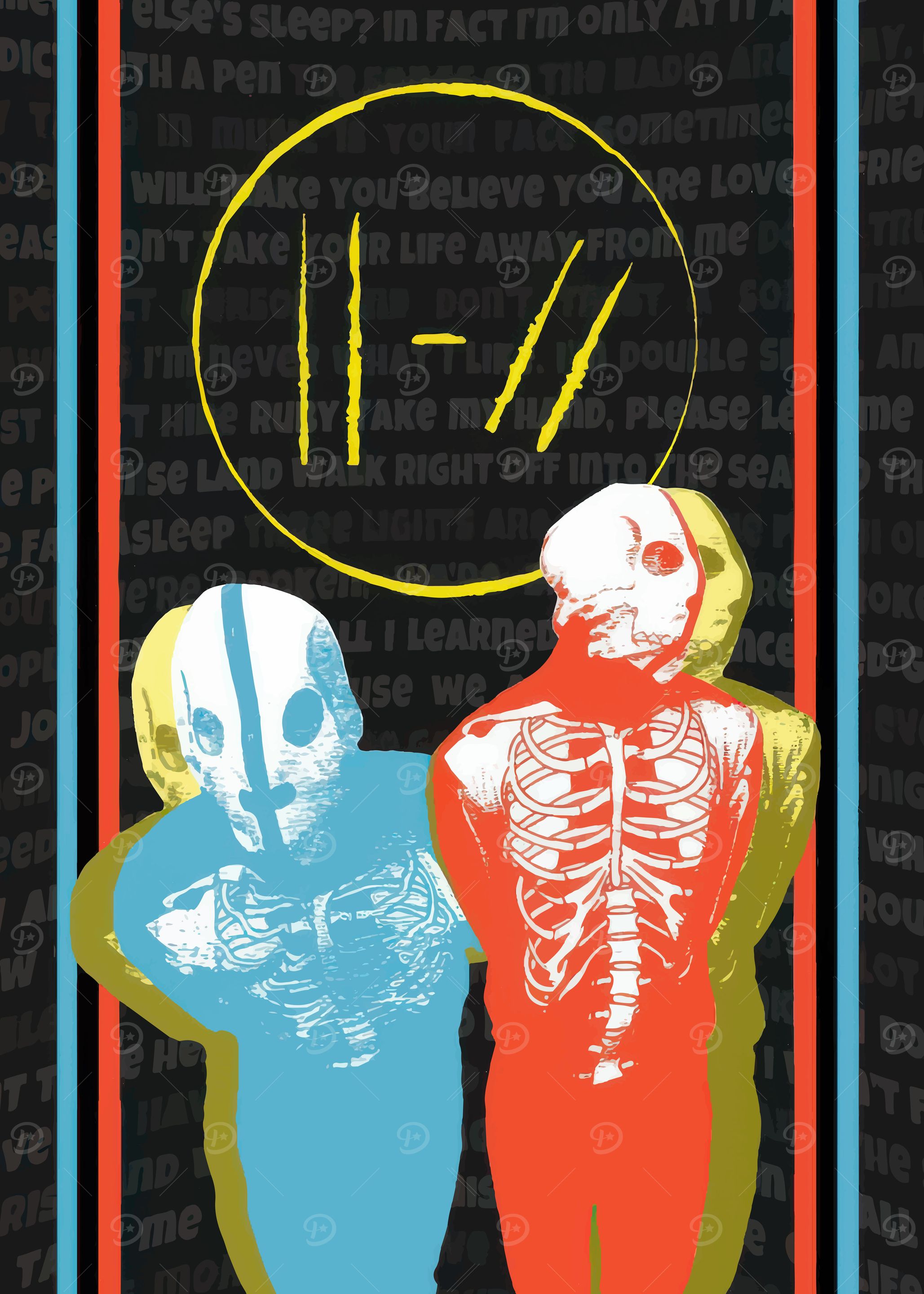 Twenty One Pilots Band Poster