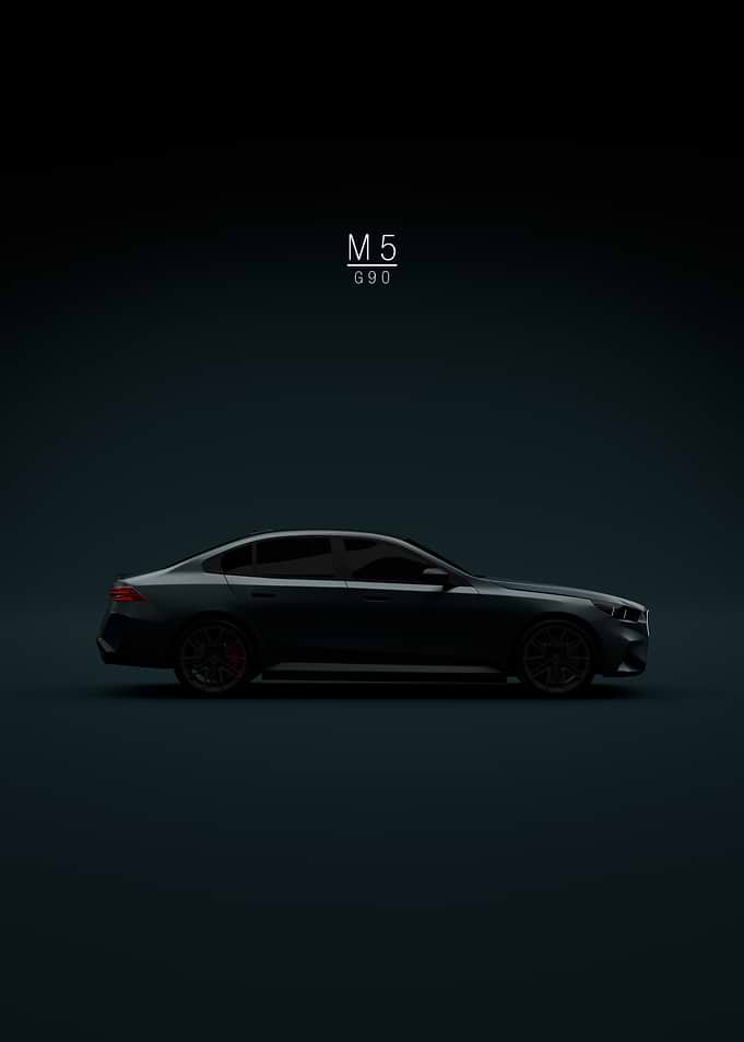 BMW M5 G90 Dark Car