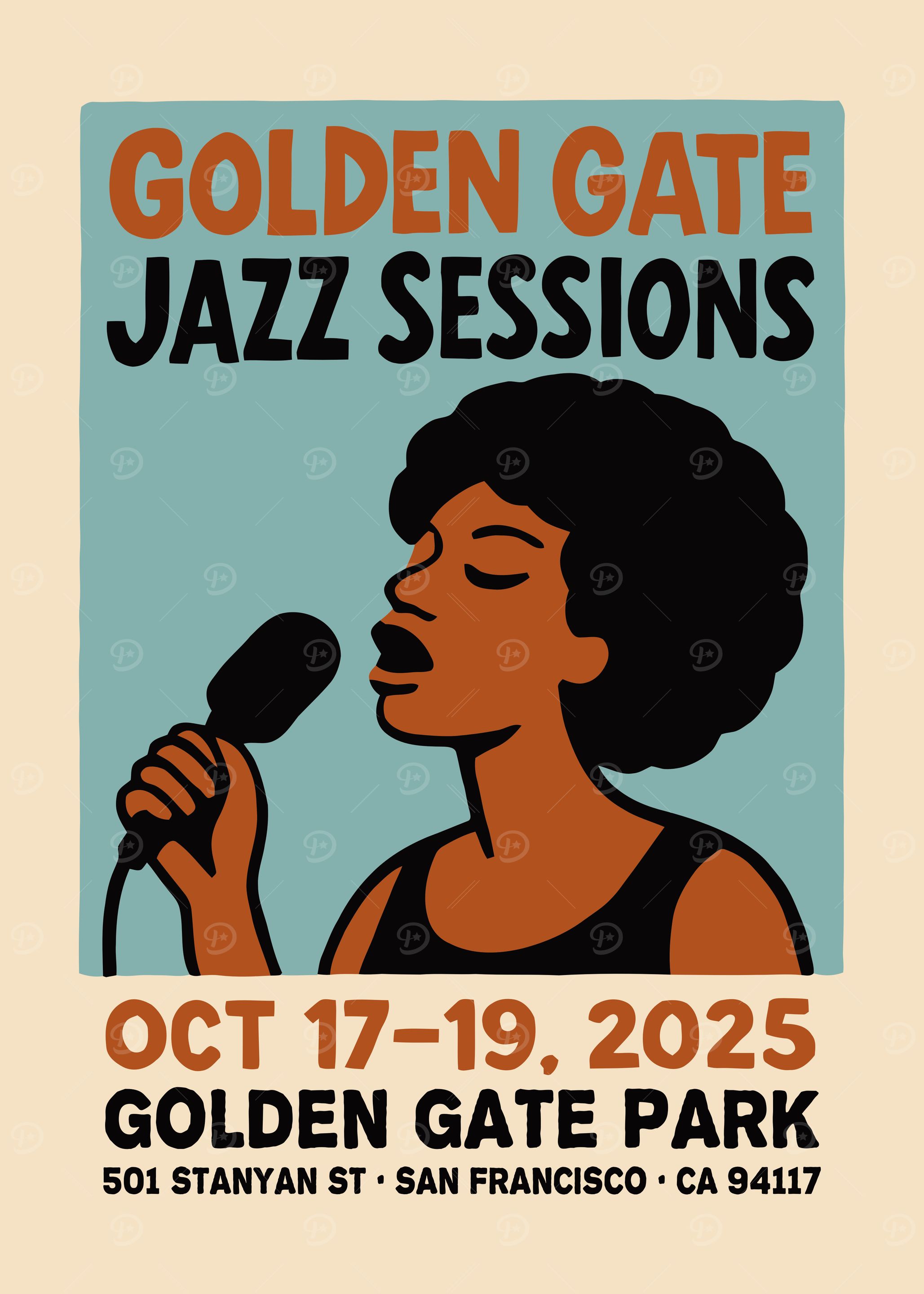Golden Gate Jazz Sessions Poster