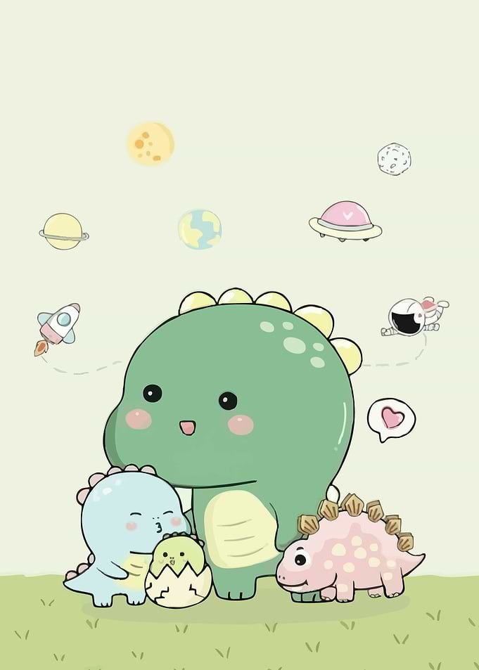 Dinosaur Family Space