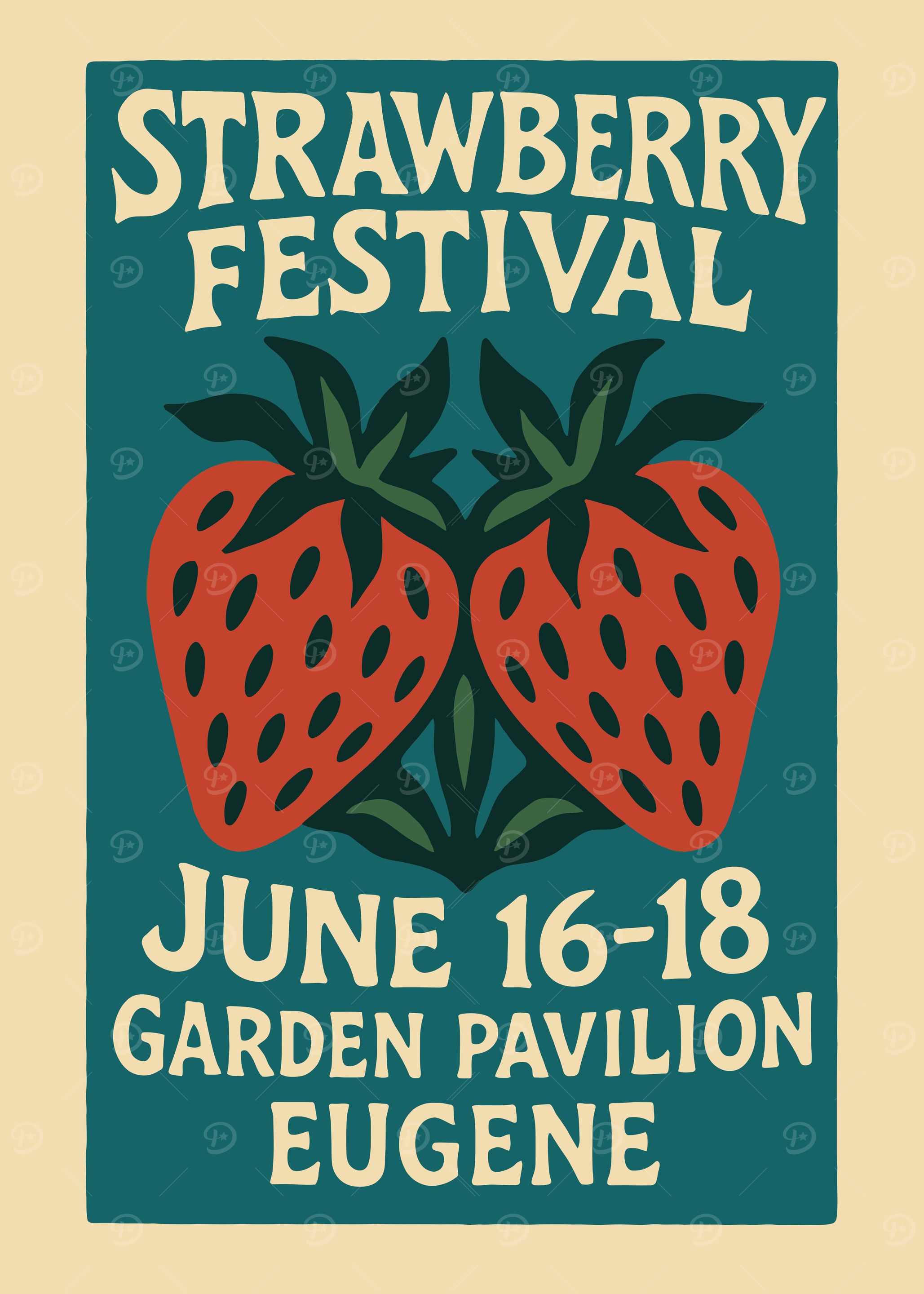 Strawberry Festival Poster