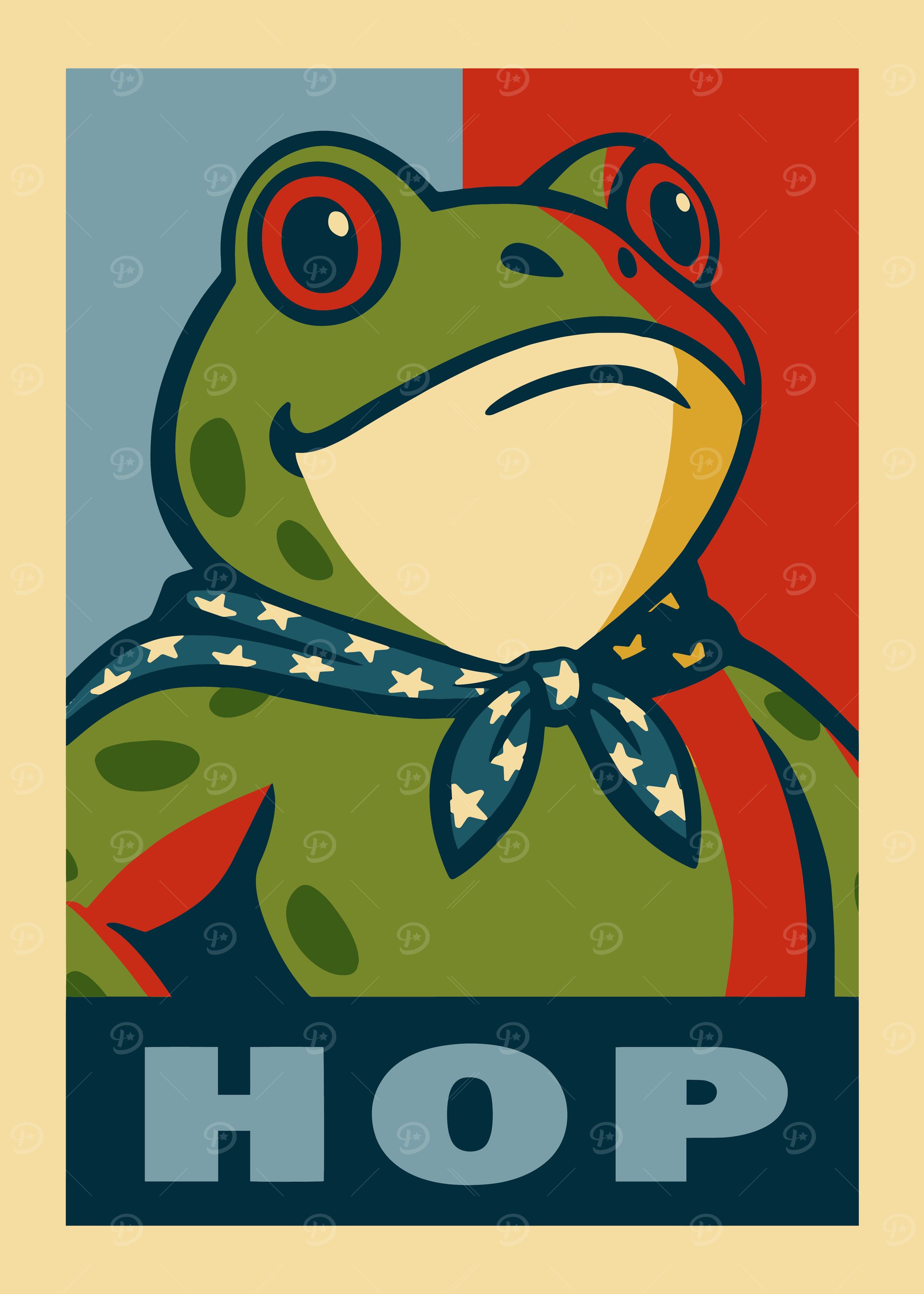 Portland Frog: Oregon T. Frog says You can’t spell hope without HOP!