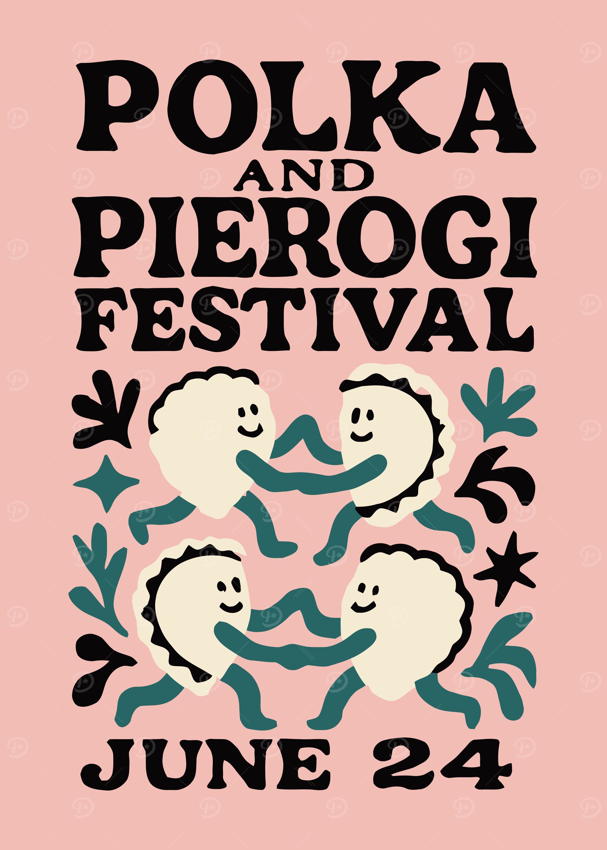 Polka and Pierogi Festival Poster