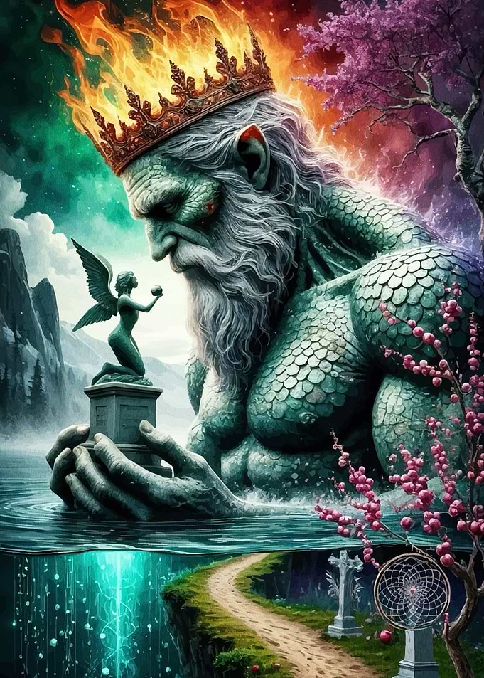 Fantasy Giant Angel Statue