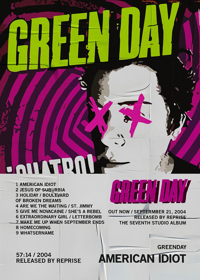 Green Day American Idiot Album Cover