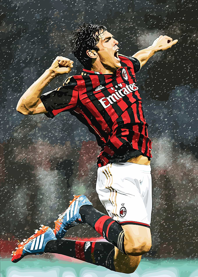 Kaka Celebration AC Milan Jersey