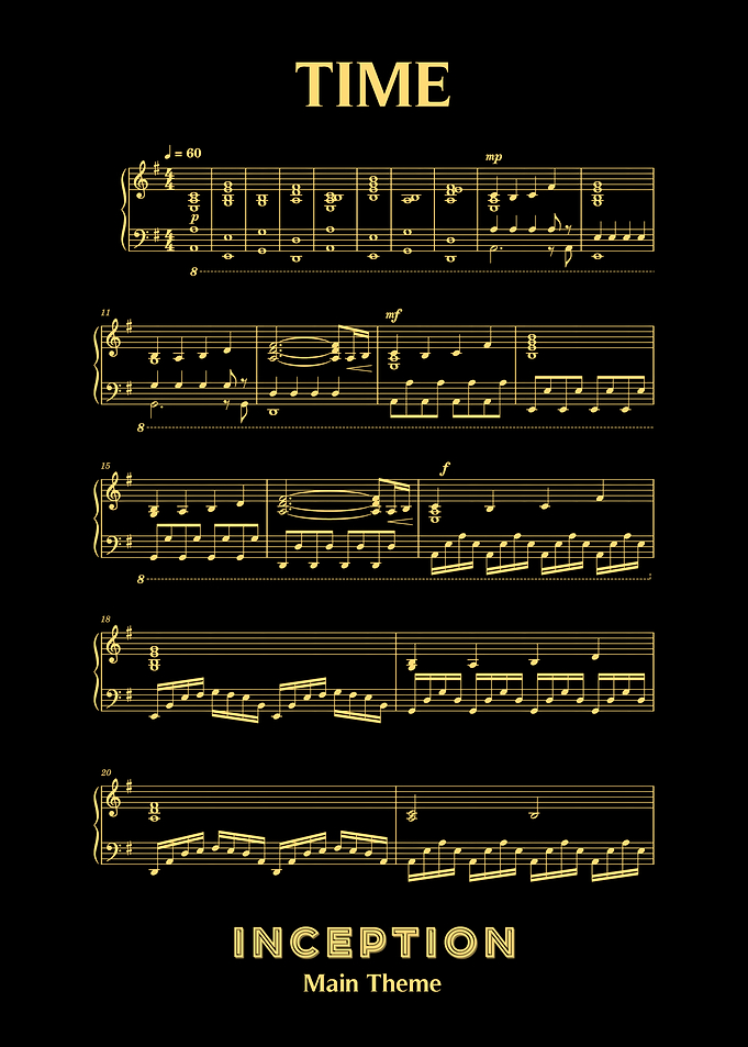Inception Time Sheet Music