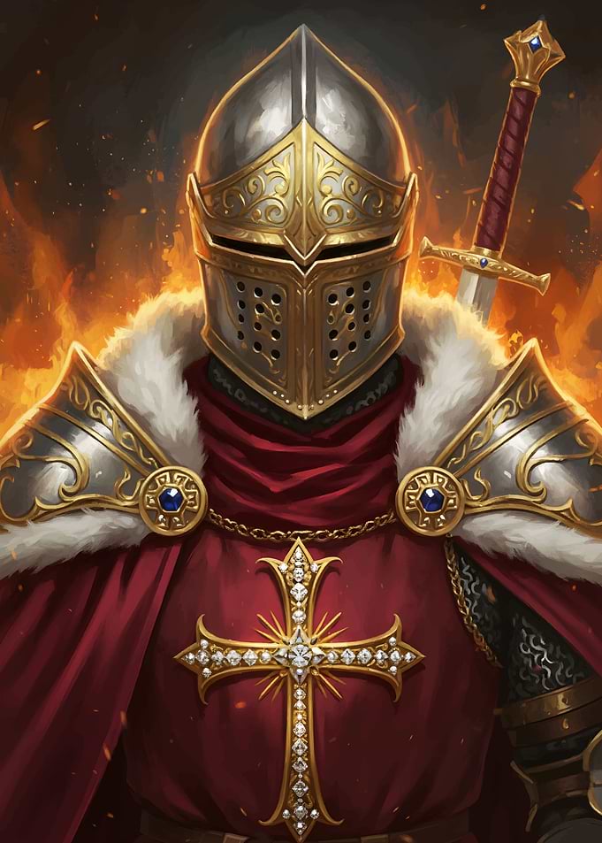 Knight in Shining Armor Portrait