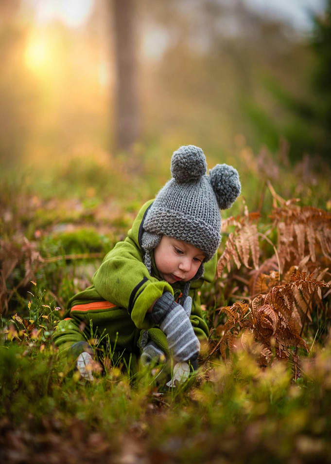 Baby Exploring Nature