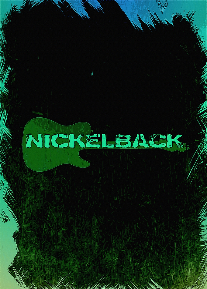 Nickelback Guitar Art