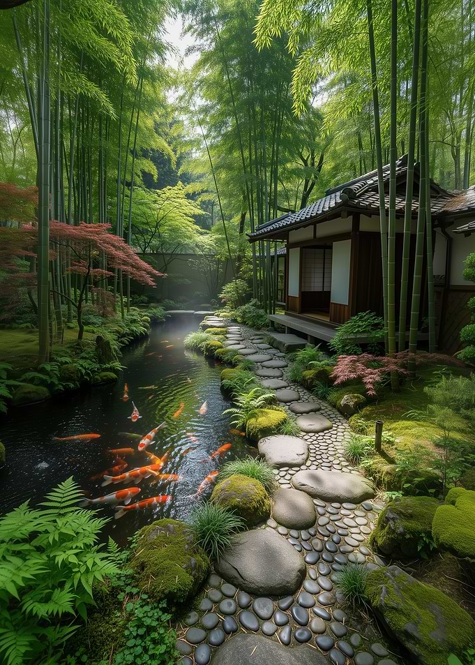 Japanese Bamboo Garden