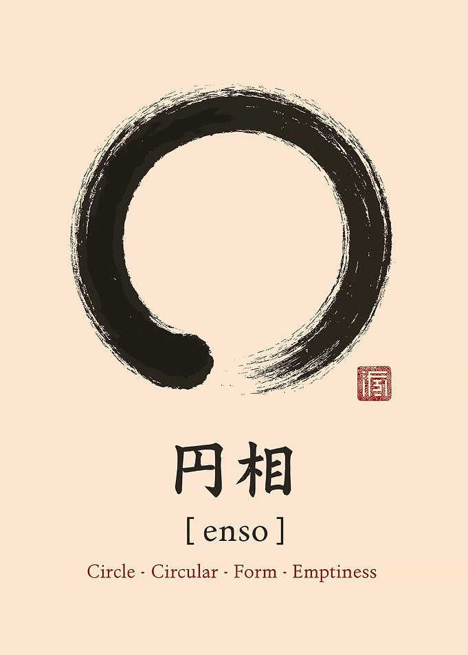 Enso Zen Circle Art