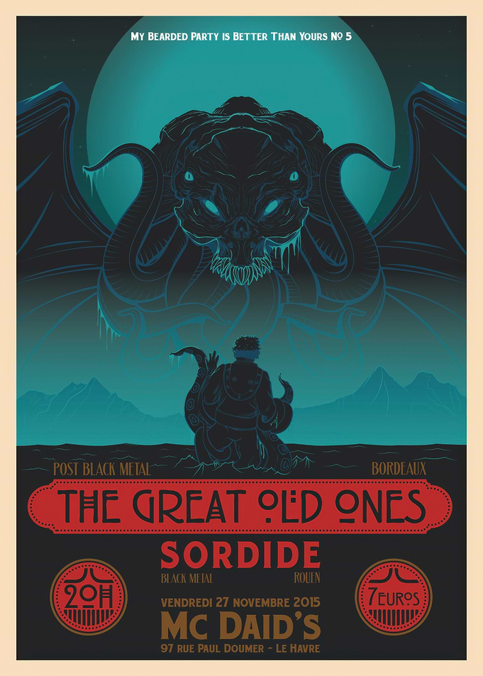 The Great Old Ones Concert Poster