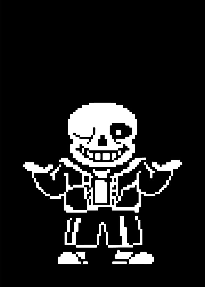 Sans Undertale Pixel Art