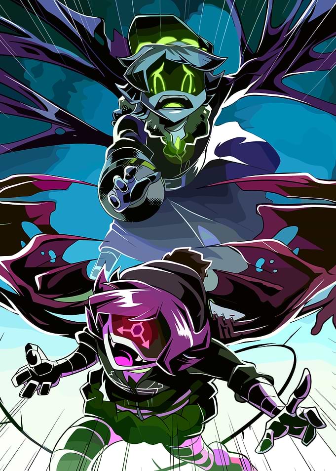 Robotic Characters in Dynamic Action Scene