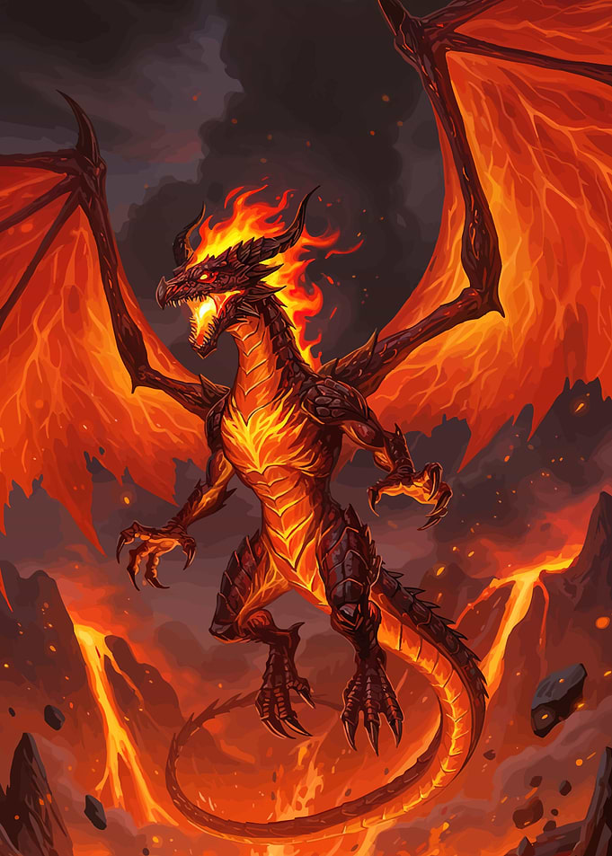 Fiery Dragon Animal