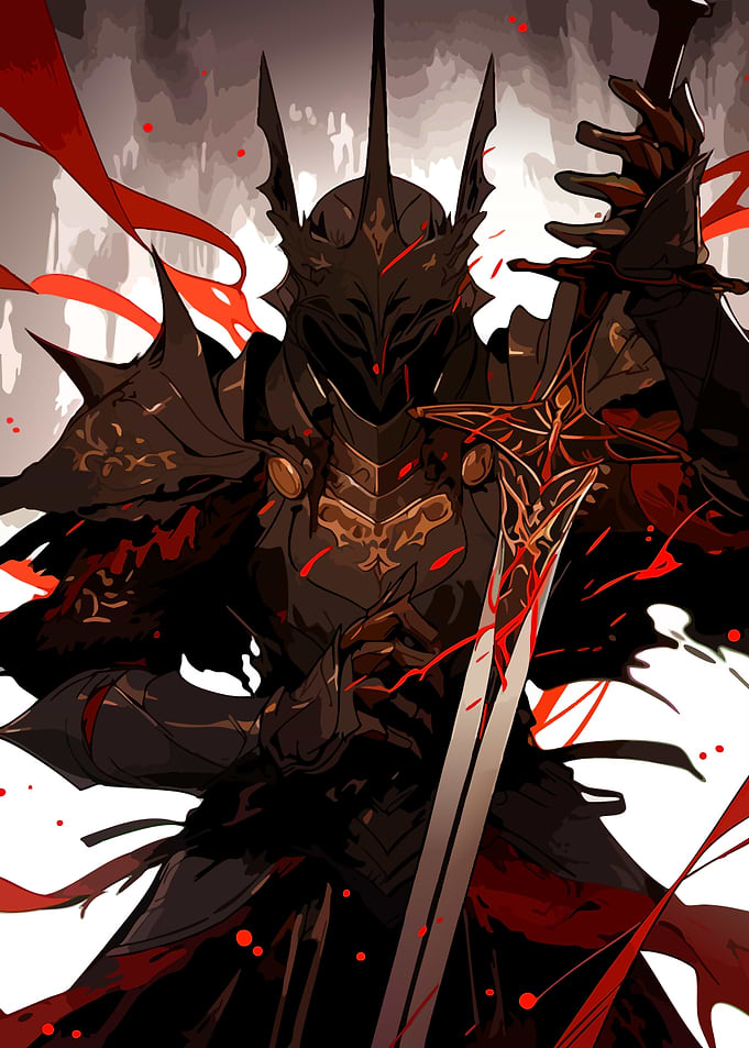 Dark Knight with Sword