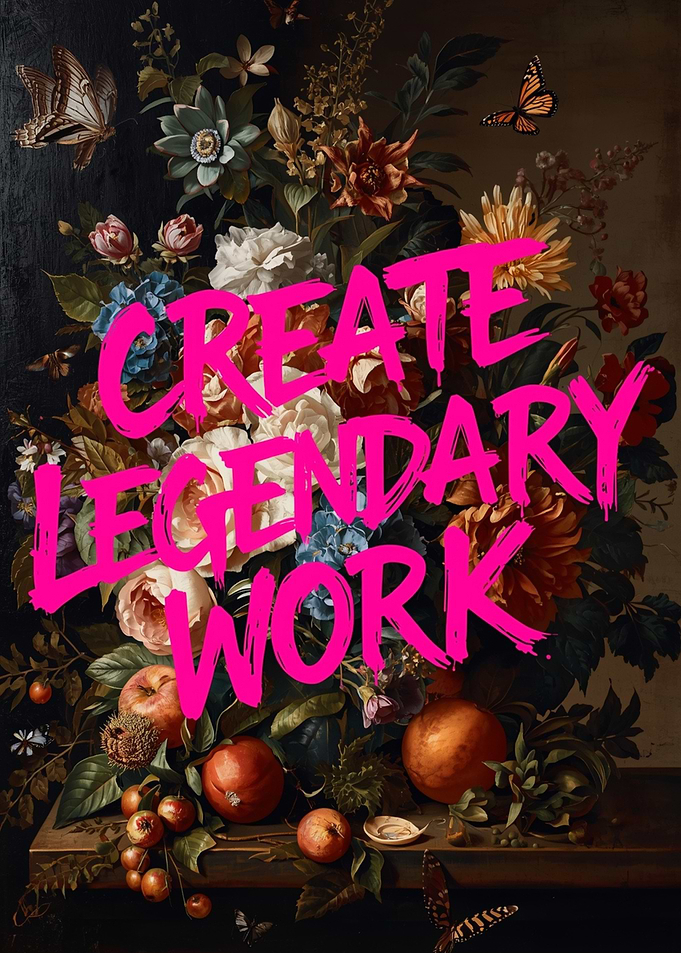 Create Legendary Work Floral Still Life